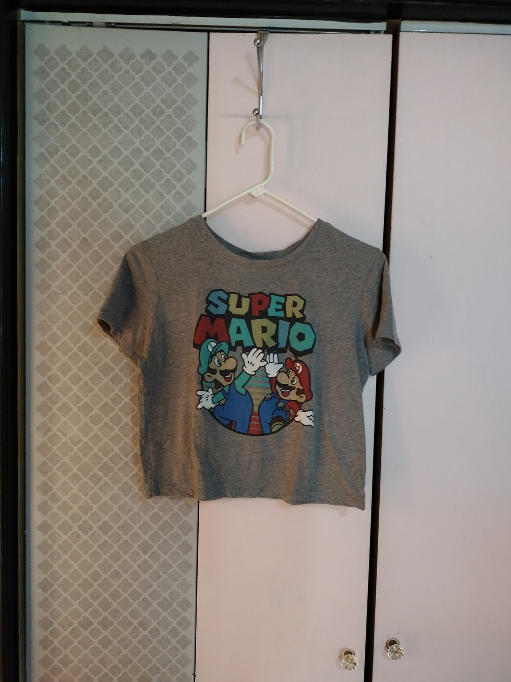 Nintendo Gray Super Mario Graphic Tee